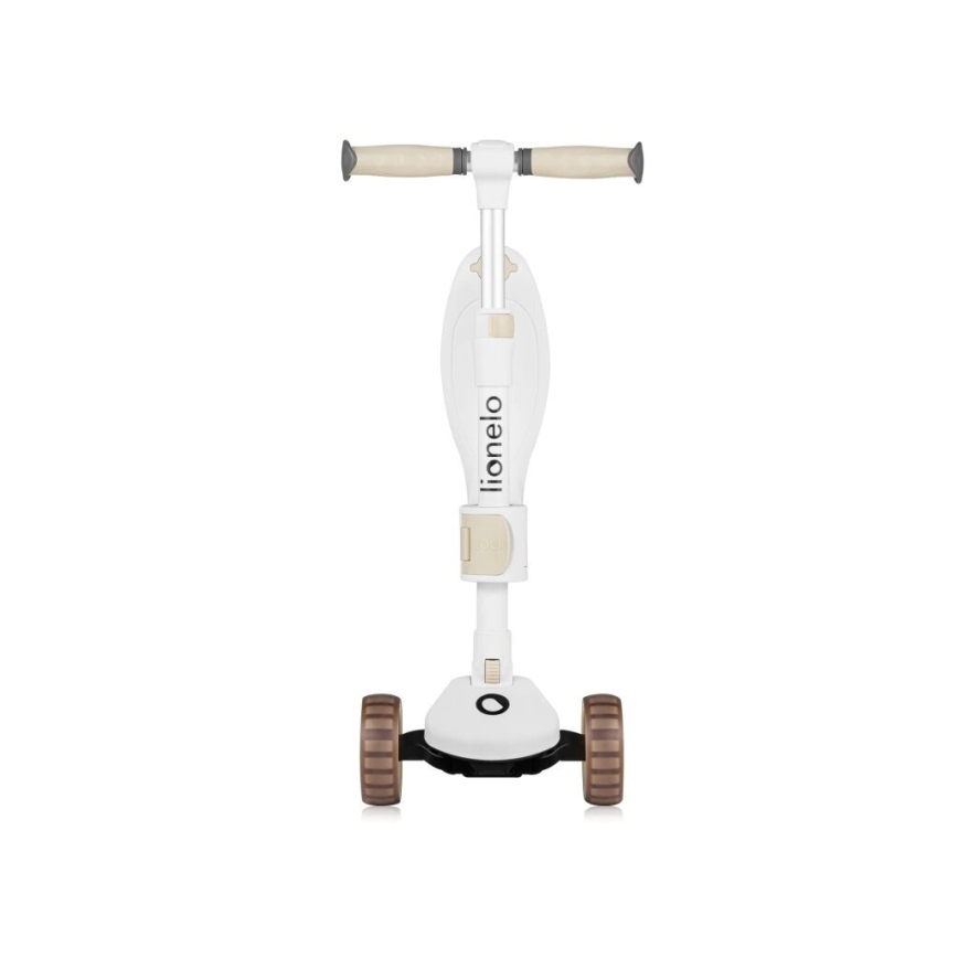 Lionelo - Kinder-Scooter 2-in-1 FRANKY weiß/beige