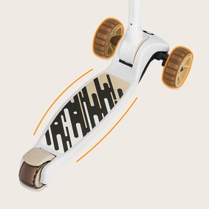 Lionelo - Kinder-Scooter 2-in-1 FRANKY weiß/beige
