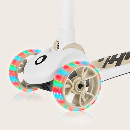 Lionelo - Kinder-Scooter 2-in-1 FRANKY weiß/beige
