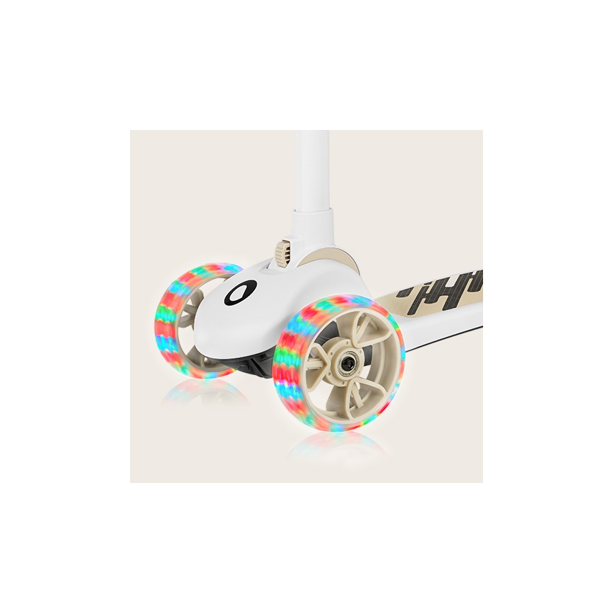 Lionelo - Kinder-Scooter 2-in-1 FRANKY weiß/beige
