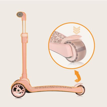 Lionelo - Kinder-Scooter 2in1 FRANKY rosa