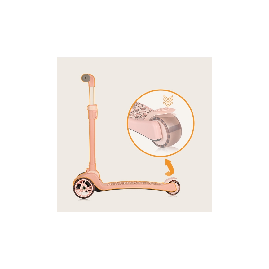 Lionelo - Kinder-Scooter 2in1 FRANKY rosa