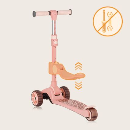 Lionelo - Kinder-Scooter 2in1 FRANKY rosa