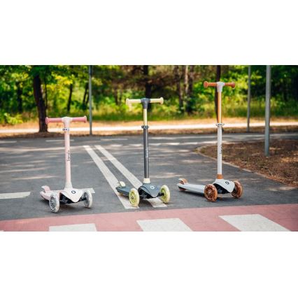 Lionelo - Kinder-Scooter JESSY grau/grün