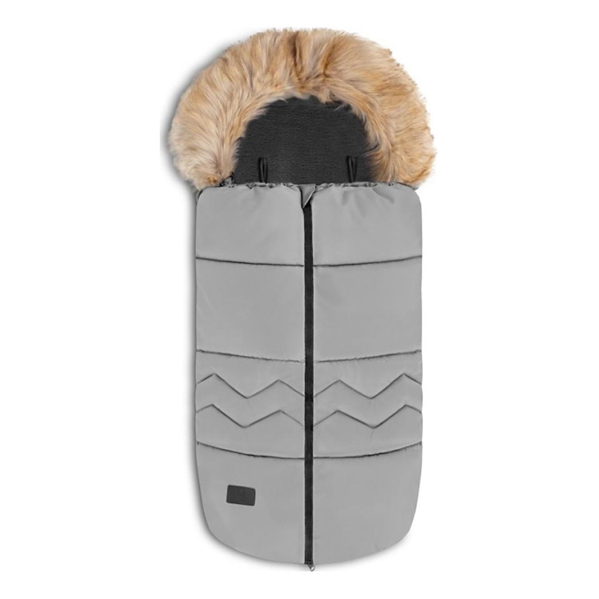 Lionelo - Kinderfußsack FRODE Taubengrau