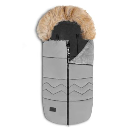 Lionelo - Kinderfußsack FRODE Taubengrau