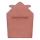 Lionelo - Kinderhandtuch mit Kapuze MUSLIN HOODED TOWEL Rot Koralle