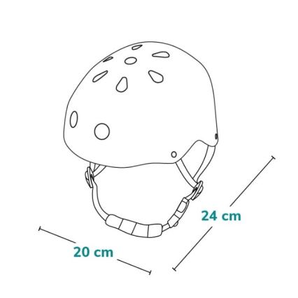 Lionelo - Kinderhelm HELMET Himmelblau