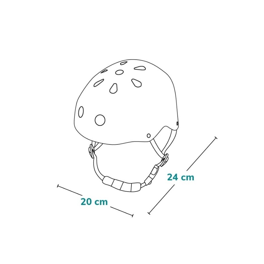 Lionelo - Kinderhelm HELMET Weiß