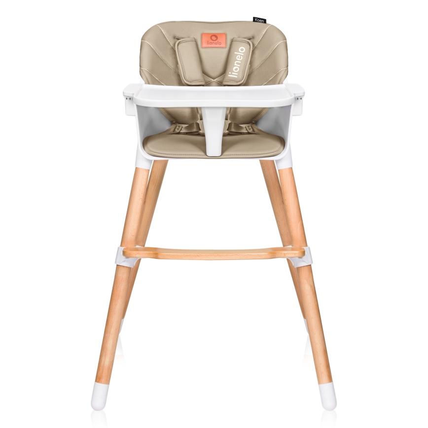 Lionelo - Kinderhochstuhl 2-in-1 KOEN Beige Sand
