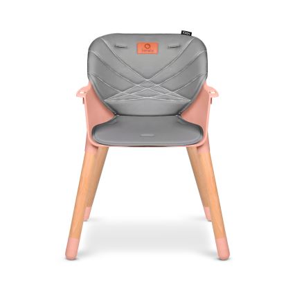 Lionelo - Kinderhochstuhl 2-in-1 KOEN Pink Rose