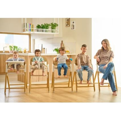 Lionelo - Kinderhochstuhl 3-in-1 CELIA Grey Wood