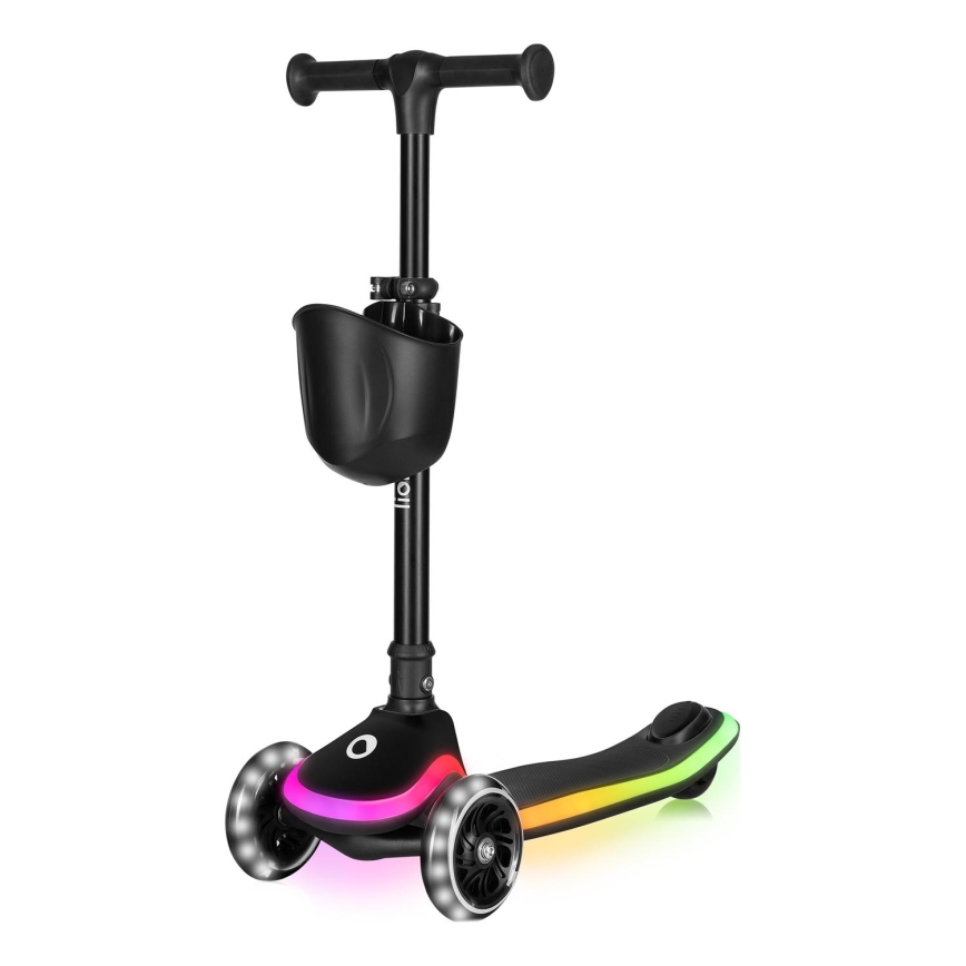 Lionelo - Kinderroller MEY 3xAAA Schwarz Onyx