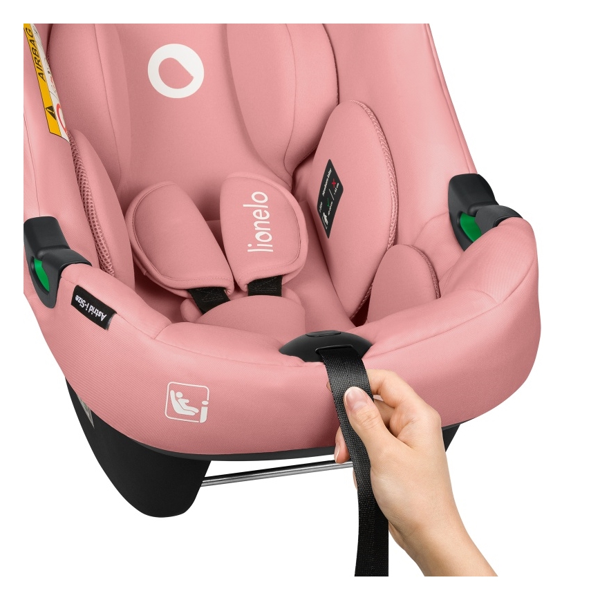 Lionelo - Kindersitz ASTRID i-Size 40-87 cm Korallenrosa
