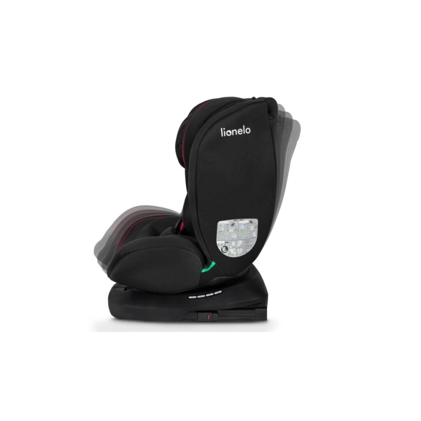 Lionelo - Kindersitz BASTIAAN i‑Size 40–150 cm schwarz/rot