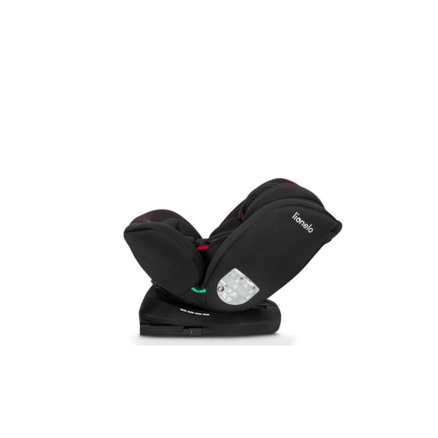 Lionelo - Kindersitz BASTIAAN i‑Size 40–150 cm schwarz/rot