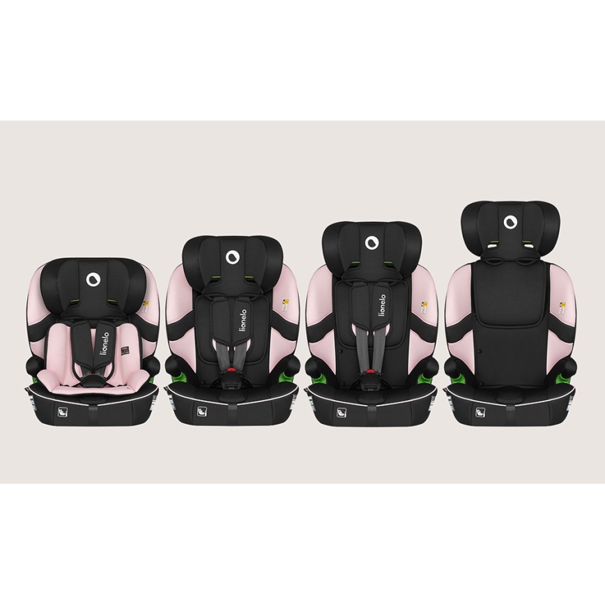 Lionelo - Kindersitz BILLY i-Size 76-150 cm Babyrosa