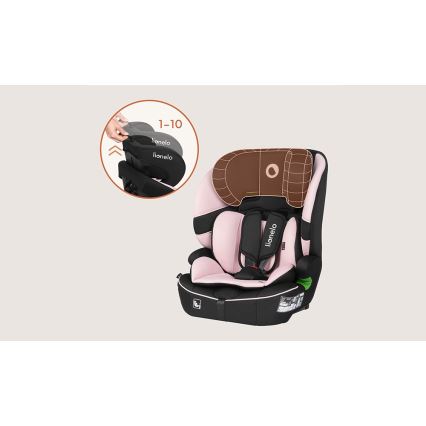 Lionelo - Kindersitz BILLY i-Size 76-150 cm Babyrosa