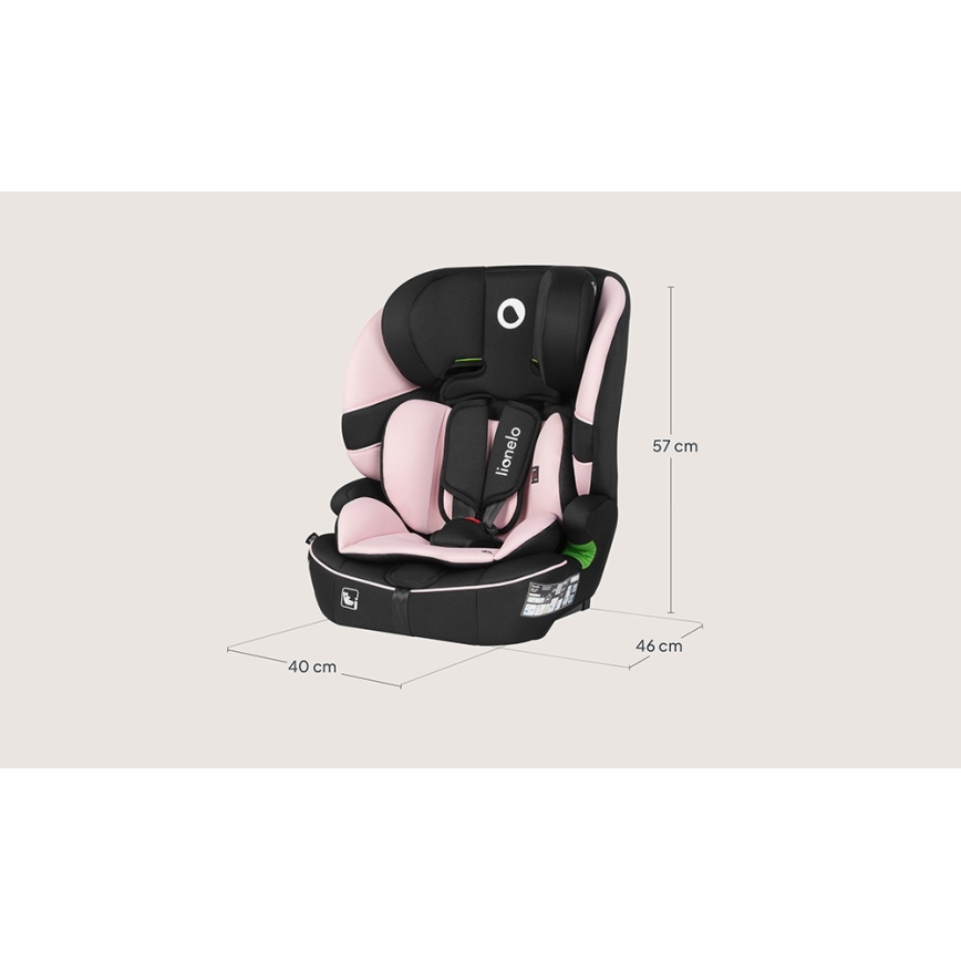 Lionelo - Kindersitz BILLY i-Size 76-150 cm Babyrosa