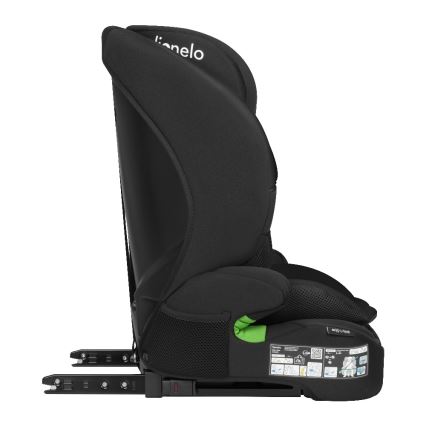 Lionelo - Kindersitz BILLY i-Size 76-150 cm Schwarz Carbon