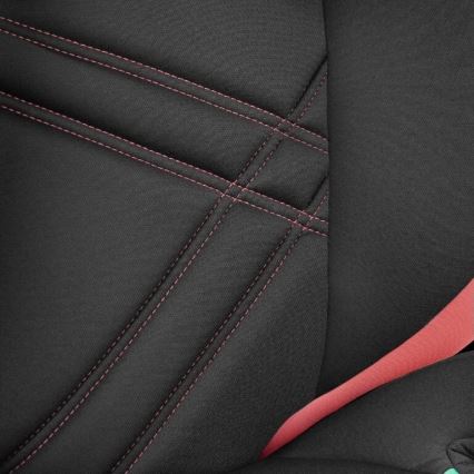 Lionelo - Kindersitz HUGO i-Size 100-150 cm Schwarz/Rosa