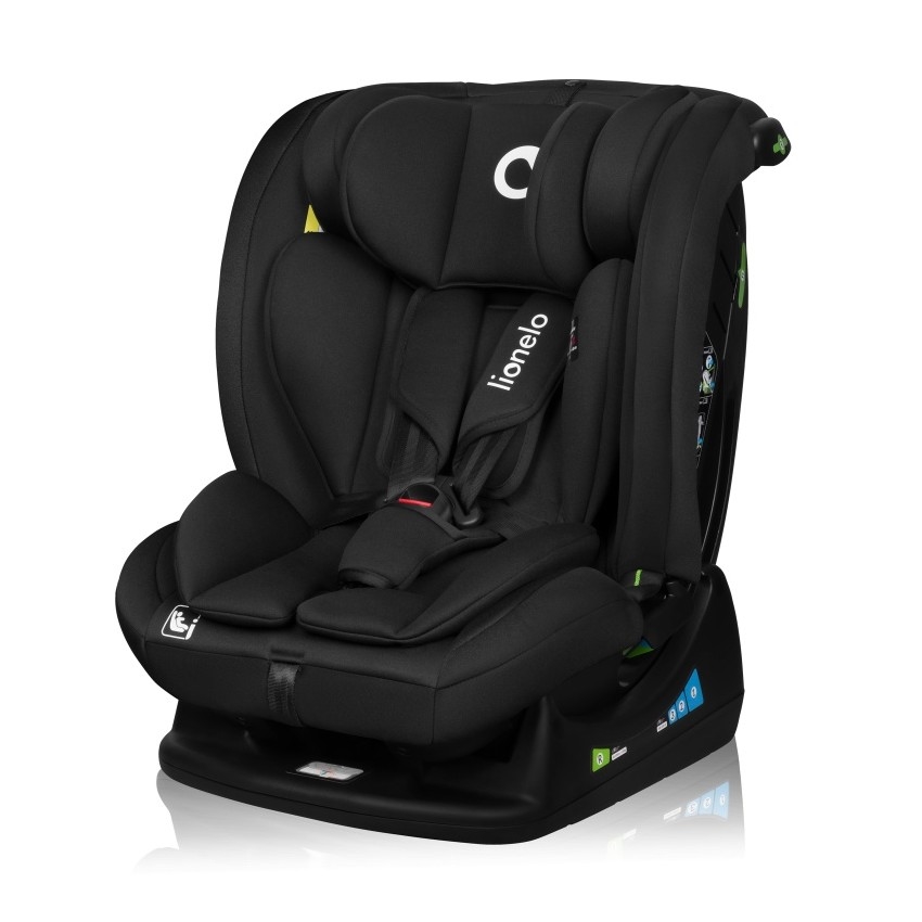 Lionelo - Kindersitz IZZY i-Size 40-150 cm Schwarz Carbon