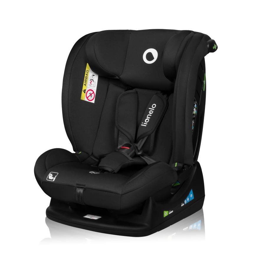 Lionelo - Kindersitz IZZY i-Size 40-150 cm Schwarz Carbon
