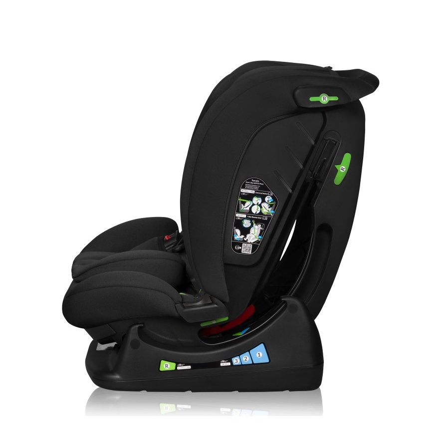 Lionelo - Kindersitz IZZY i-Size 40-150 cm Schwarz Carbon