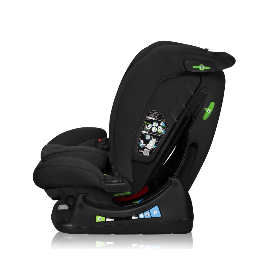 Lionelo - Kindersitz IZZY i-Size 40-150 cm Schwarz Carbon