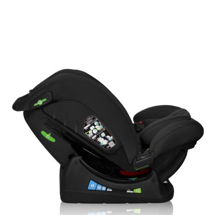 Lionelo - Kindersitz IZZY i-Size 40-150 cm Schwarz Carbon