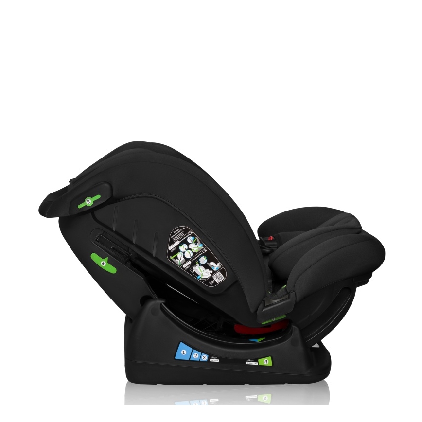 Lionelo - Kindersitz IZZY i-Size 40-150 cm Schwarz Carbon