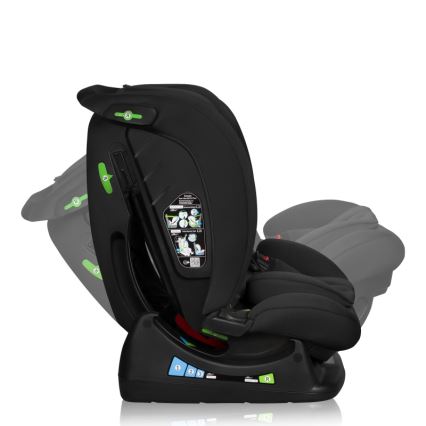 Lionelo - Kindersitz IZZY i-Size 40-150 cm Schwarz Carbon