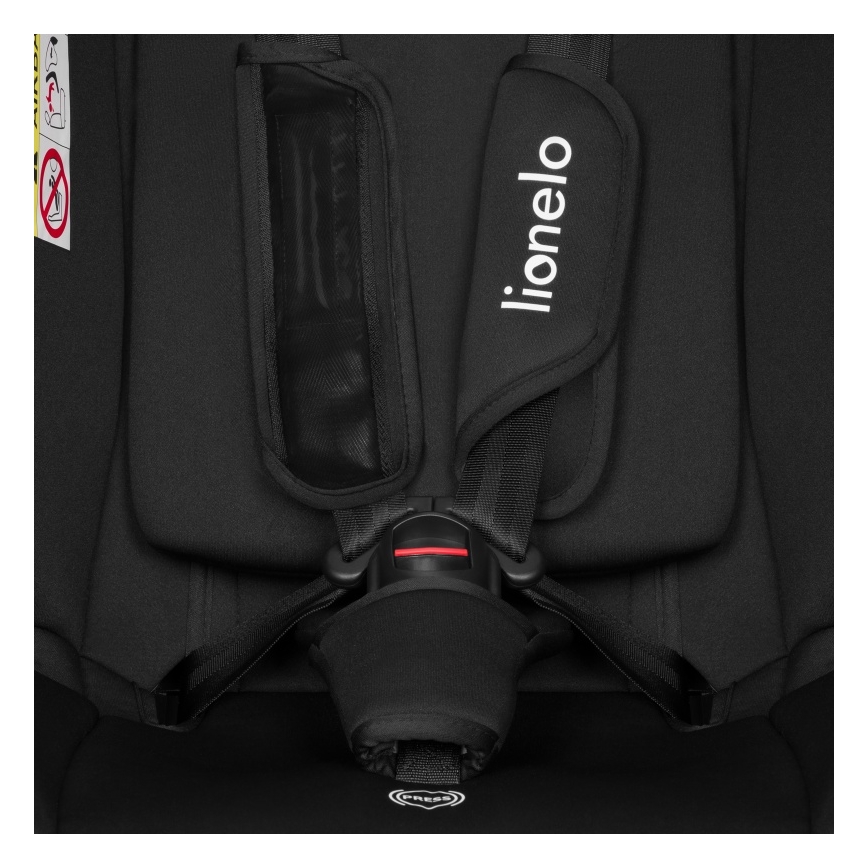 Lionelo - Kindersitz IZZY i-Size 40-150 cm Schwarz Carbon