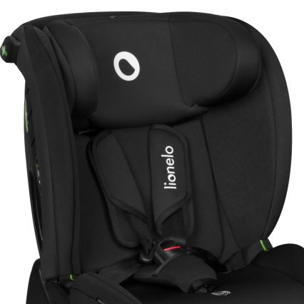 Lionelo - Kindersitz IZZY i-Size 40-150 cm Schwarz Carbon