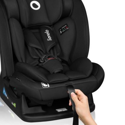Lionelo - Kindersitz IZZY i-Size 40-150 cm Schwarz Carbon