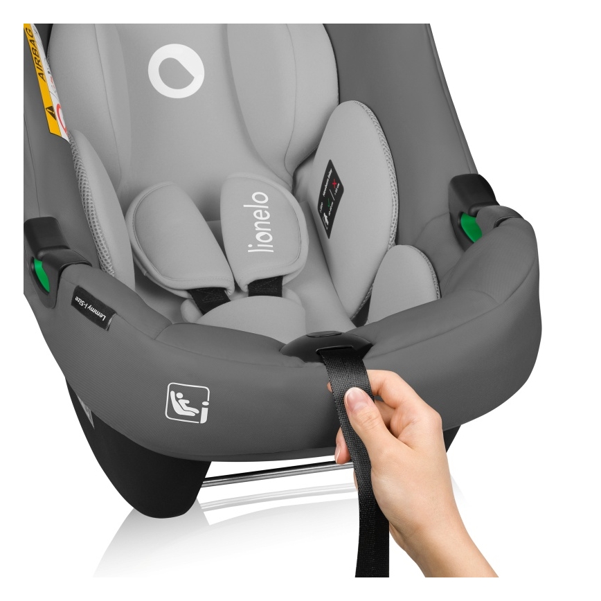 Lionelo - Kindersitz LEMMY i-Size 40-87 cm Grau