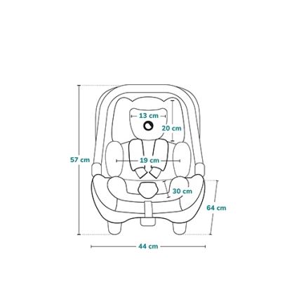 Lionelo - Kindersitz LEMMY i-Size 40-87 cm Grau