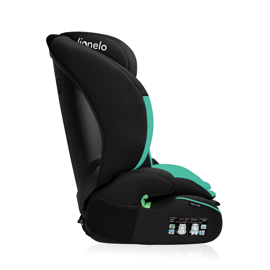 Lionelo - Kindersitz LEVI i-Size 76-150 cm Green Emerald