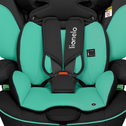 Lionelo - Kindersitz LEVI i-Size 76-150 cm Green Emerald