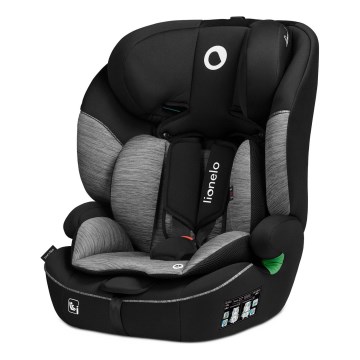 Lionelo - Kindersitz LEVI i-Size 76-150 cm Schwarz Grau