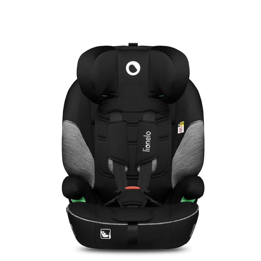 Lionelo - Kindersitz LEVI i-Size 76-150 cm Schwarz Grau