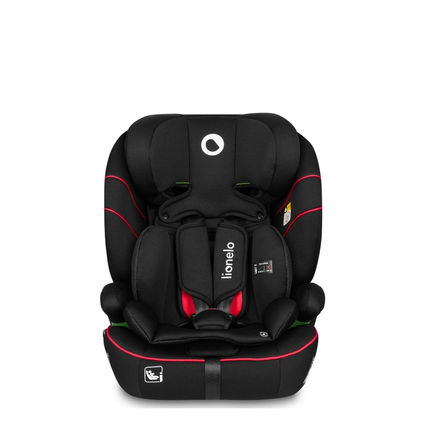 Lionelo - Kindersitz LEVI i-Size 76-150 cm Sportliches Schwarz