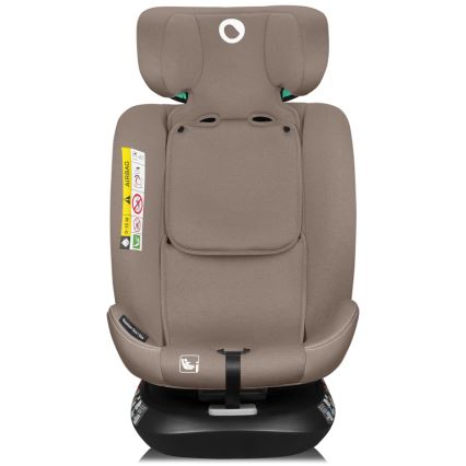 Lionelo - Drehbarer Kindersitz mit Basis BASTIAAN ONE i-Size 40-150 cm Sandbeige