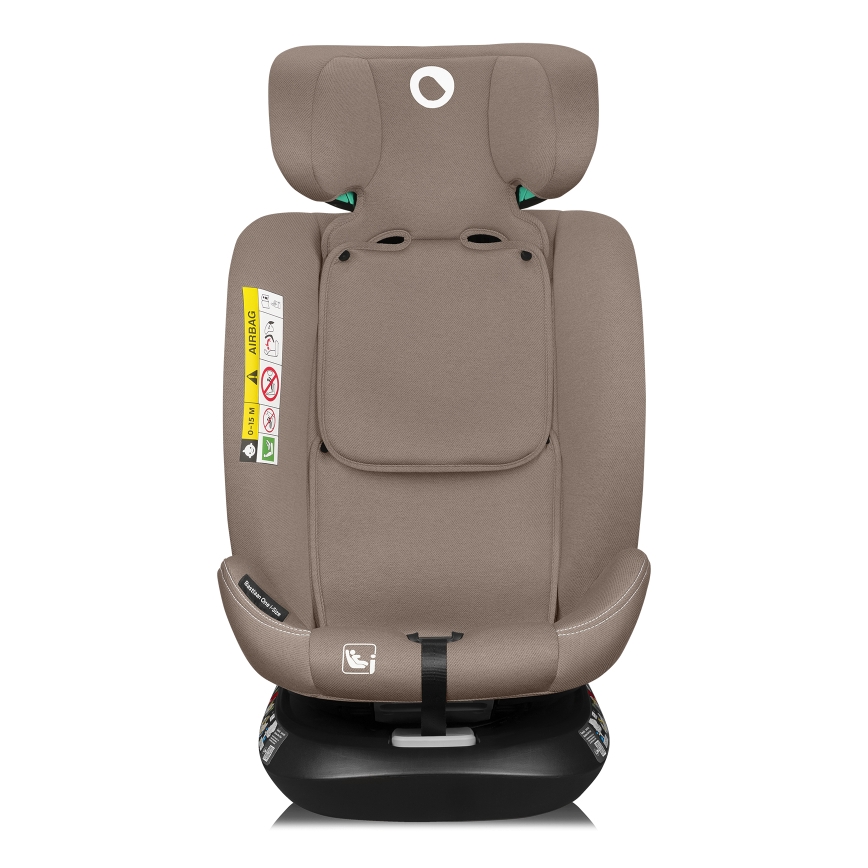Lionelo - Drehbarer Kindersitz mit Basis BASTIAAN ONE i-Size 40-150 cm Sandbeige