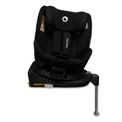 Lionelo - Autokindersitz mit drehbarer Basis ANTOON PLUS i-Size 40-105 cm Black Onyx