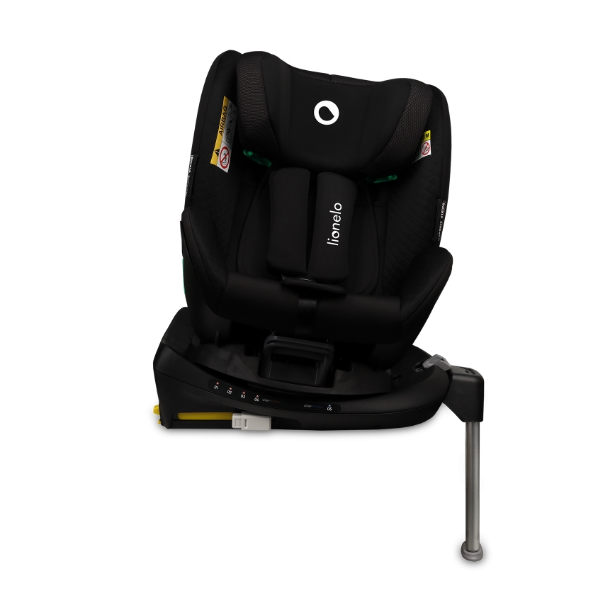 Lionelo - Autokindersitz mit drehbarer Basis ANTOON PLUS i-Size 40-105 cm Black Onyx