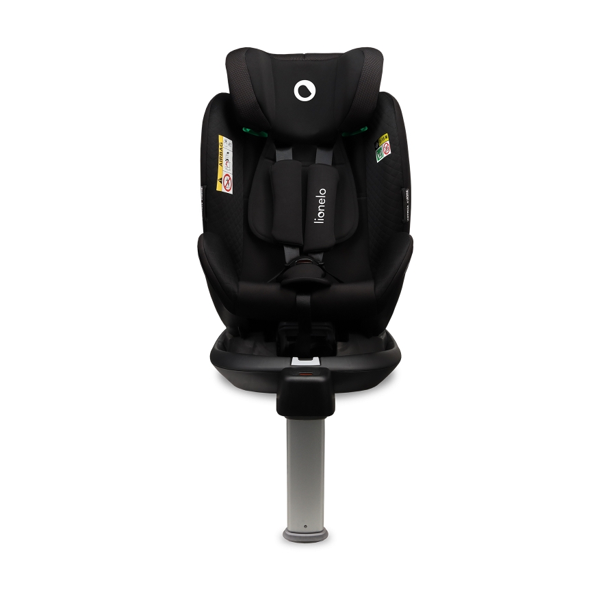 Lionelo - Autokindersitz mit drehbarer Basis ANTOON PLUS i-Size 40-105 cm Black Onyx