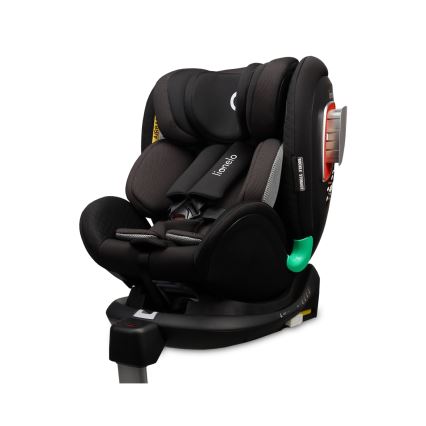 Lionelo - Autokindersitz mit drehbarer Basis ANTOON PLUS i-Size 40-105 cm Black Onyx