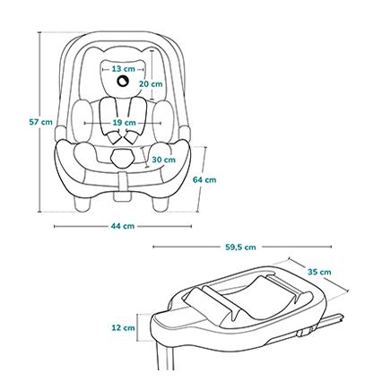 Lionelo - Kindersitz mit drehbarer Basis ASTRID SET i-Size 40-87 cm Sandbeige