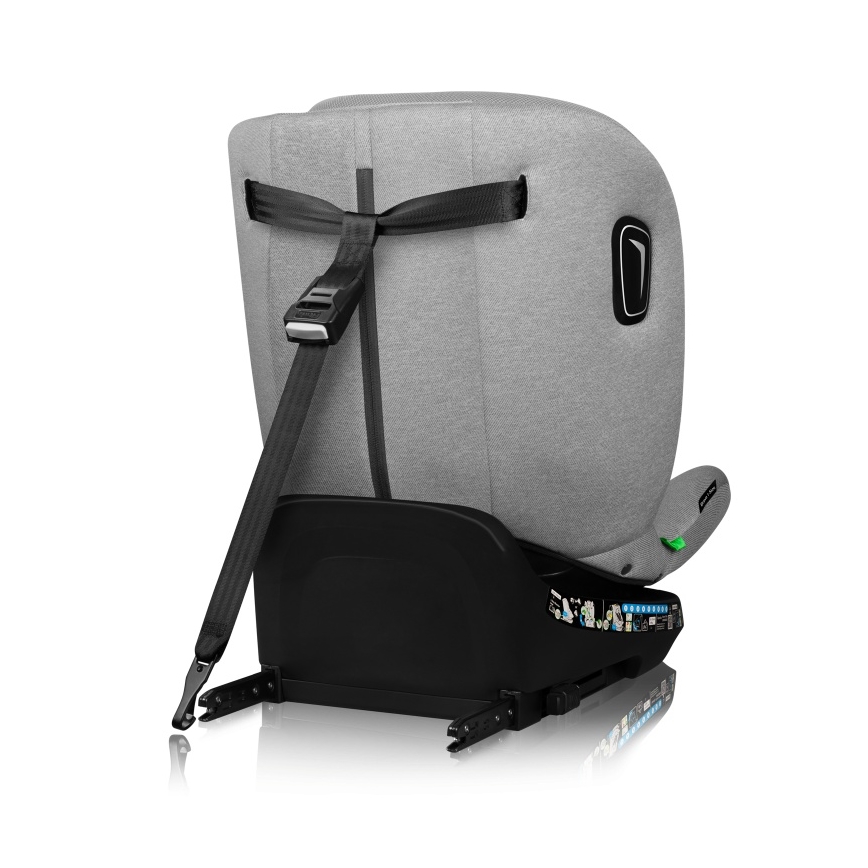 Lionelo - Kindersitz mit drehbarer Basis BRAVE i-Size 40-150 cm Grey Stone